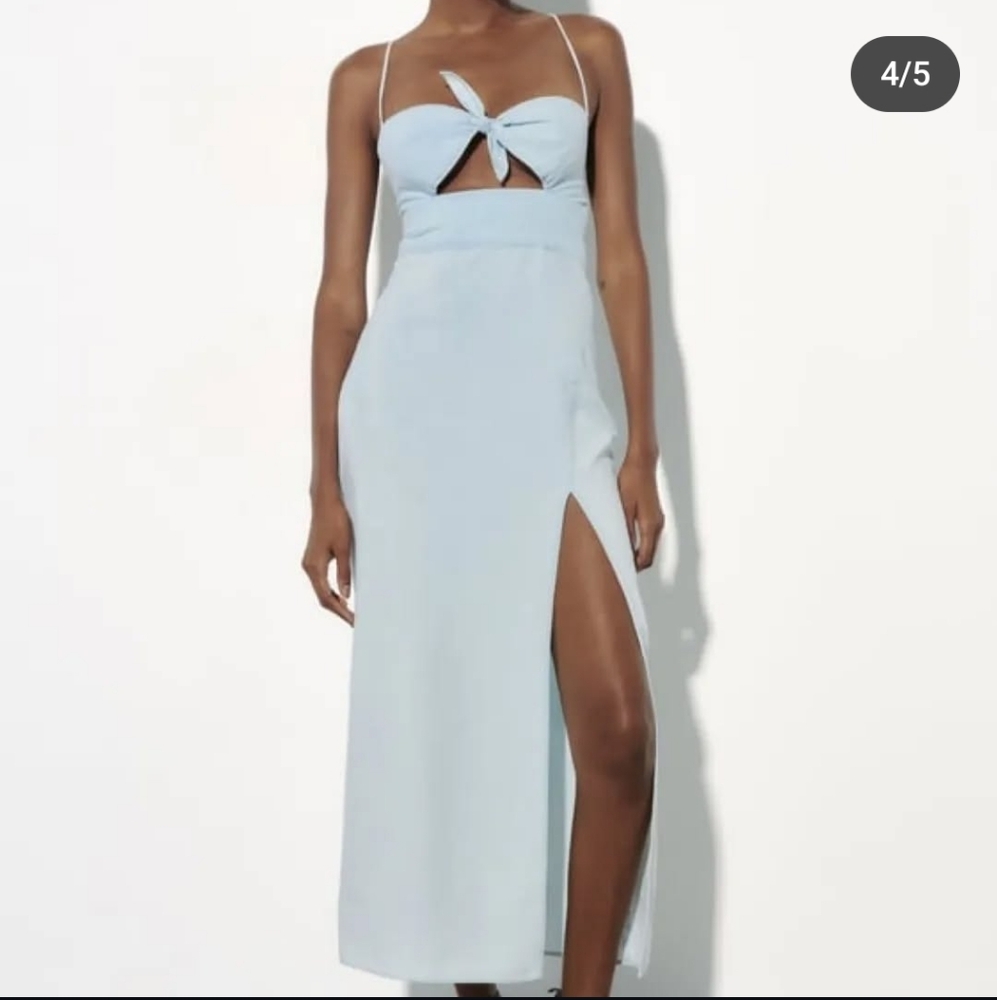 Zara strappy midi dress